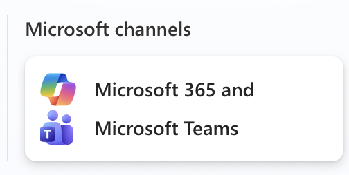 Список каналов Microsoft с Microsoft 365 and Microsoft Teams